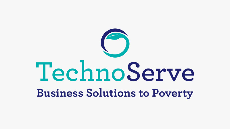 TechnoServe logo with byline phrase Business Solutions to Poverty.